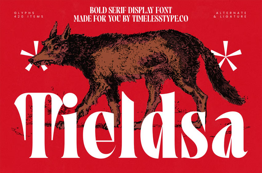 Tieldsa Font