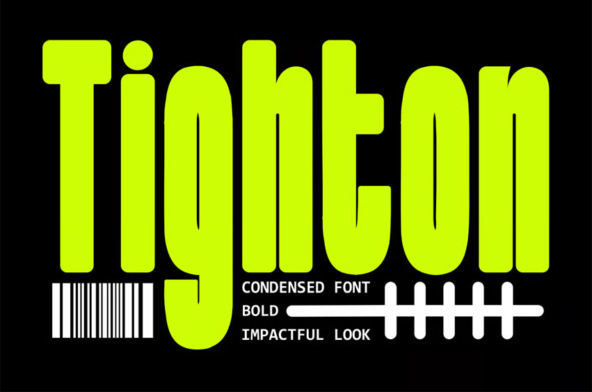 Tighton Condensed Font