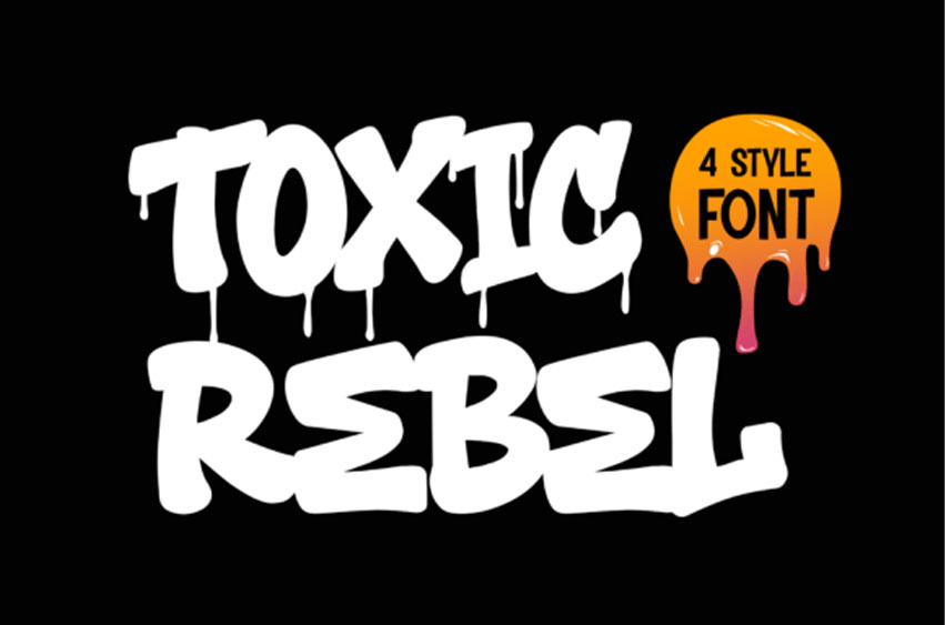 Toxic Rebel Font