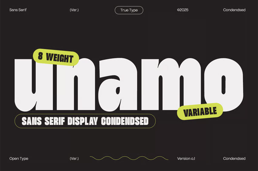 Unamo Font