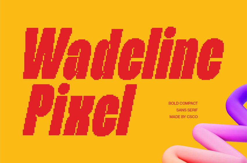Wadeline Pixel Font