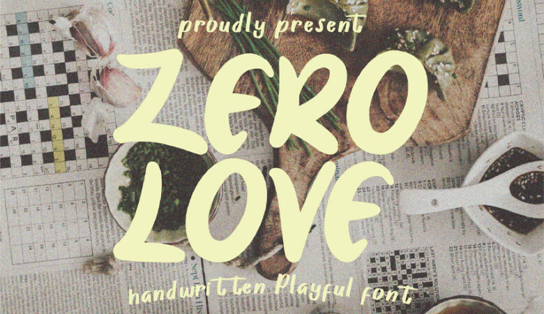 Zerolove Font