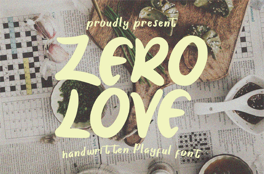 Zerolove Font