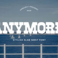 Anymore Slab Font