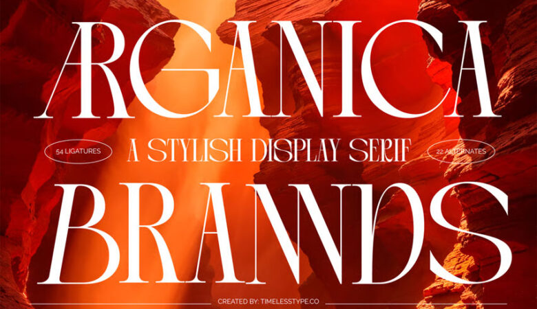 Arganica Brannds Font