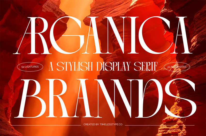 Arganica Brannds Font
