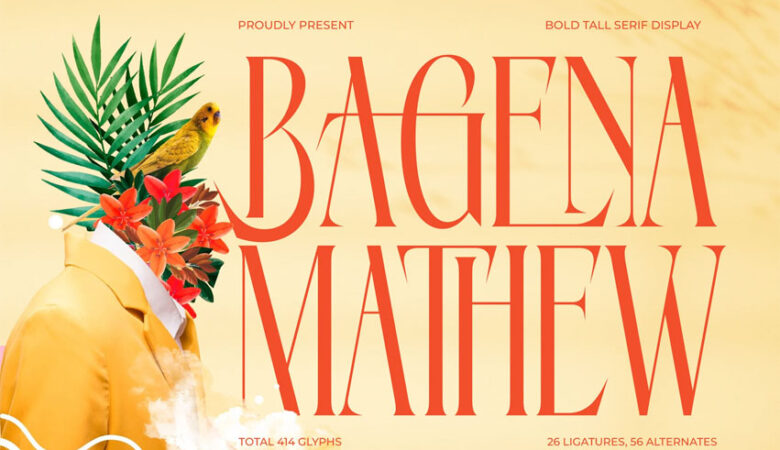 Bagena Mathew Font