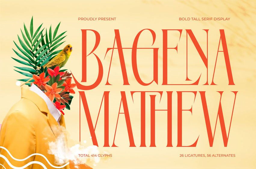 Bagena Mathew Font