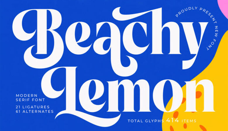 Beachy Lemon Font