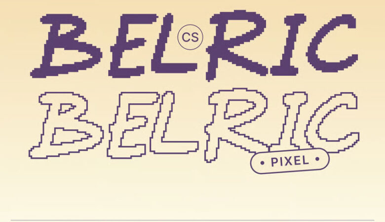 Belric Pixel Font