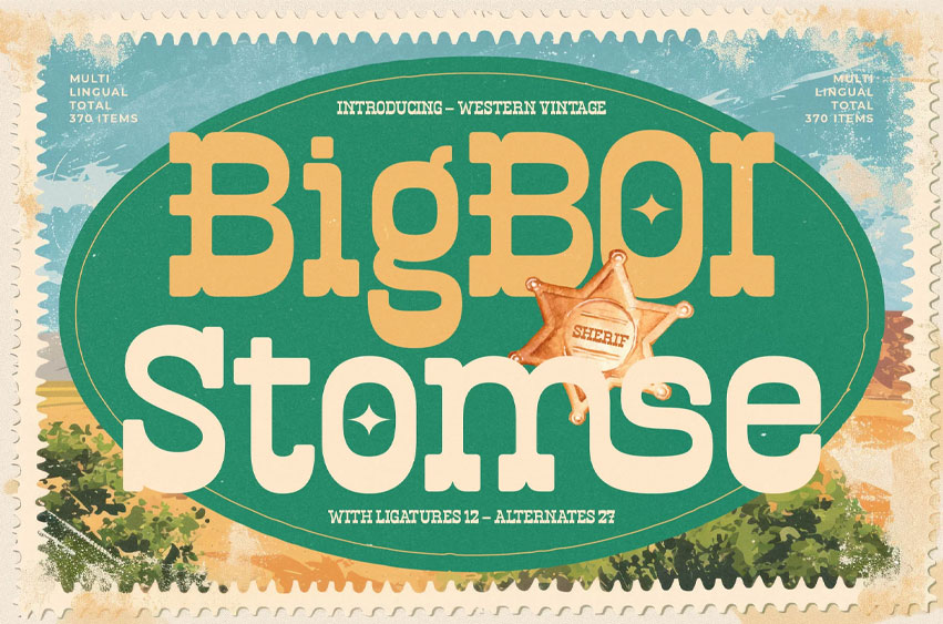 Bigboi Stomse Font