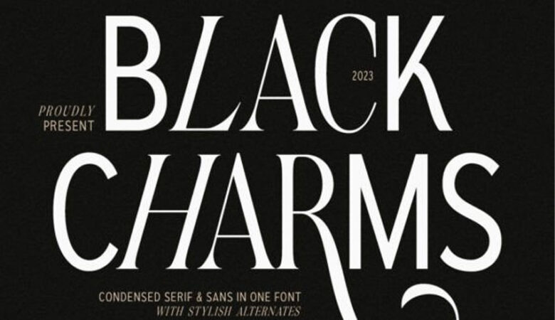 Black Charms Font