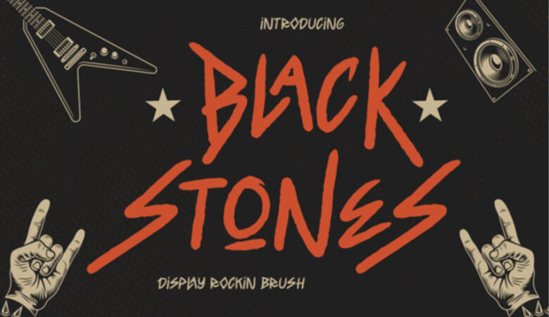 Black Stones Font