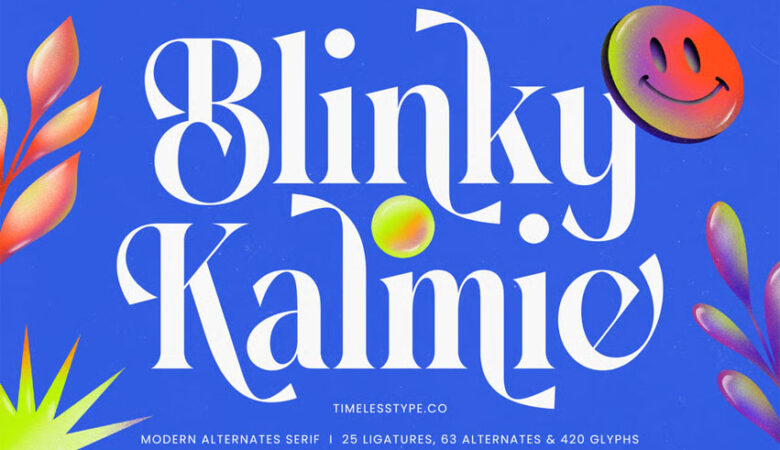 Blinky Kalmie Font