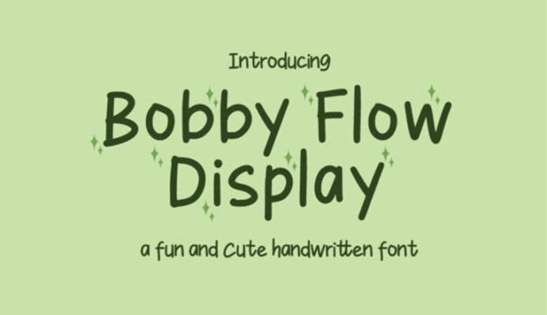 Bobby Flow Display Font