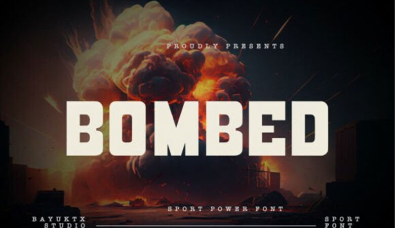 Bombed Font