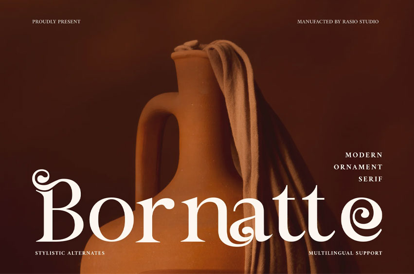 Bornatte Font