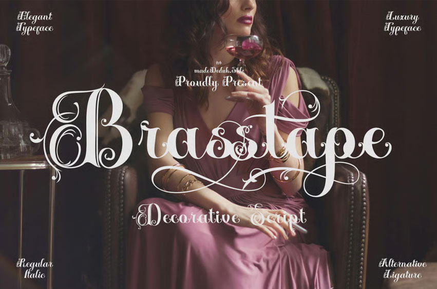 Brasstape Font