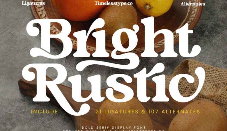 Bright Rustic Font