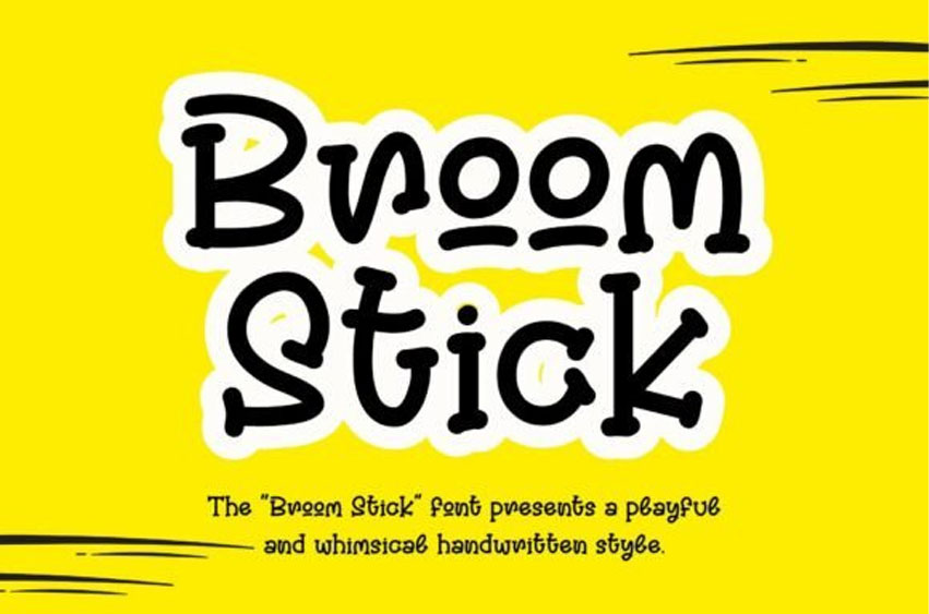 Broom Stick Font