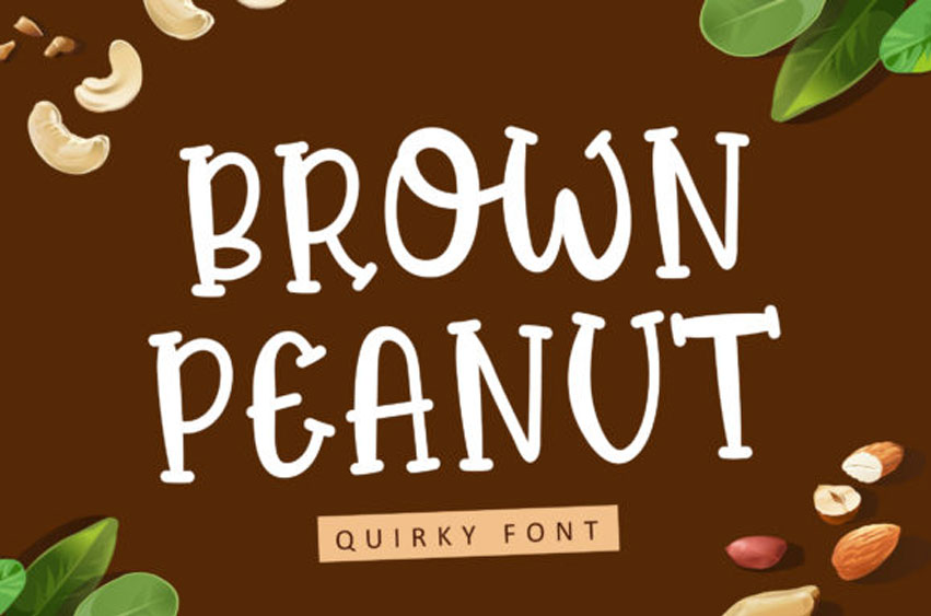 Brown Peanut Font
