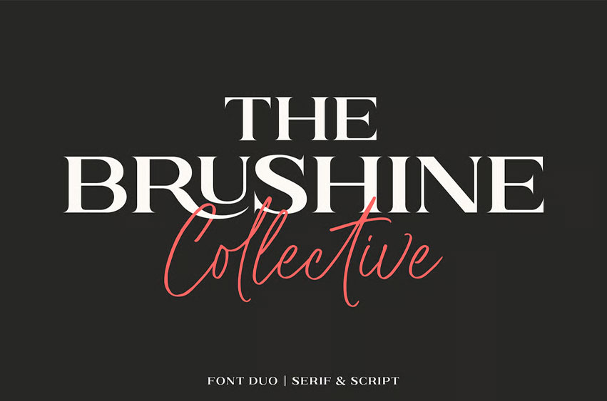 Brushine Collective Font