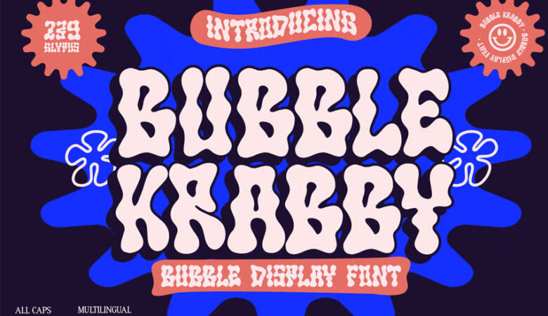 Bubble Krabby Font
