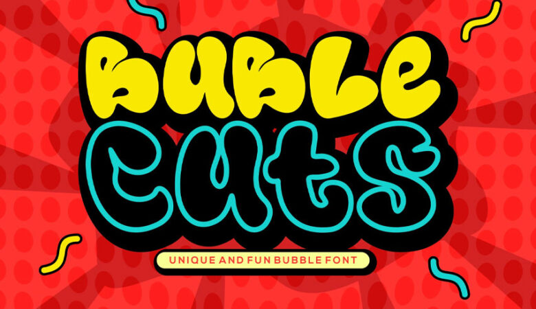 Buble Cuts Font
