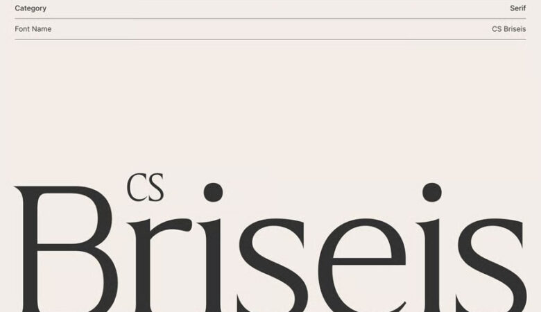 CS Briseis Font