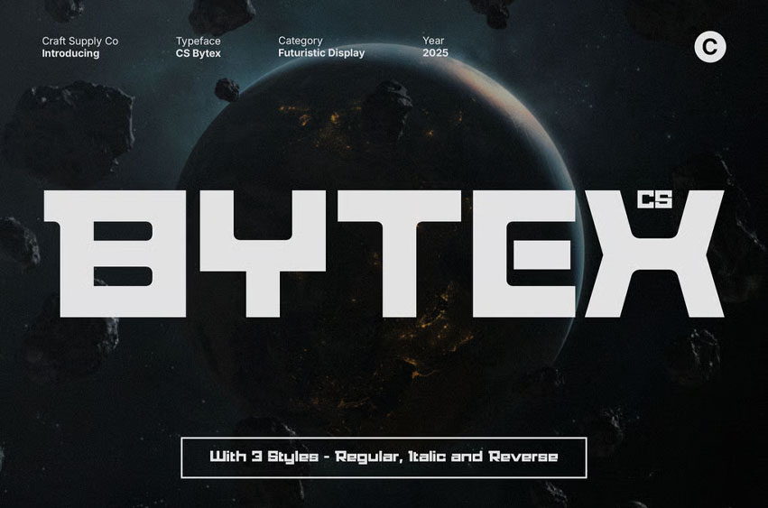 CS Bytex Font