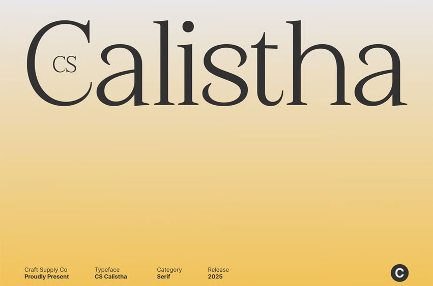 CS Calistha Font