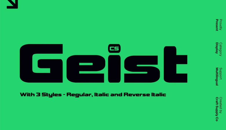 CS Geist Font