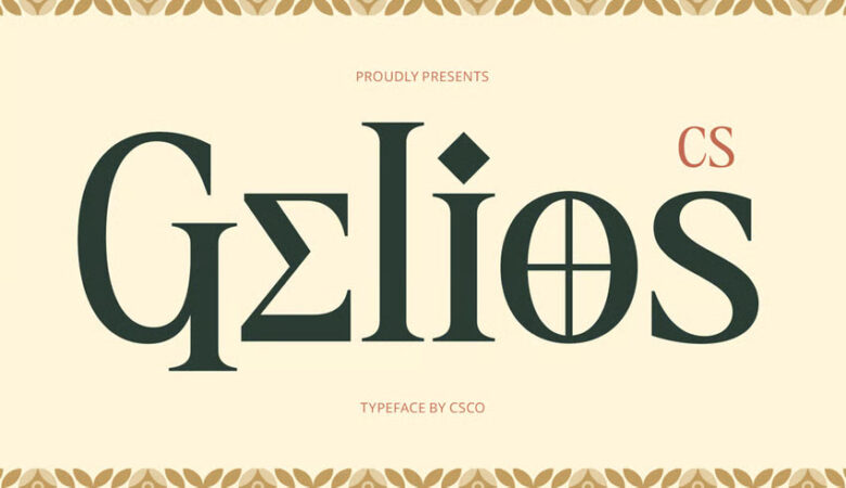 CS Gelios Font