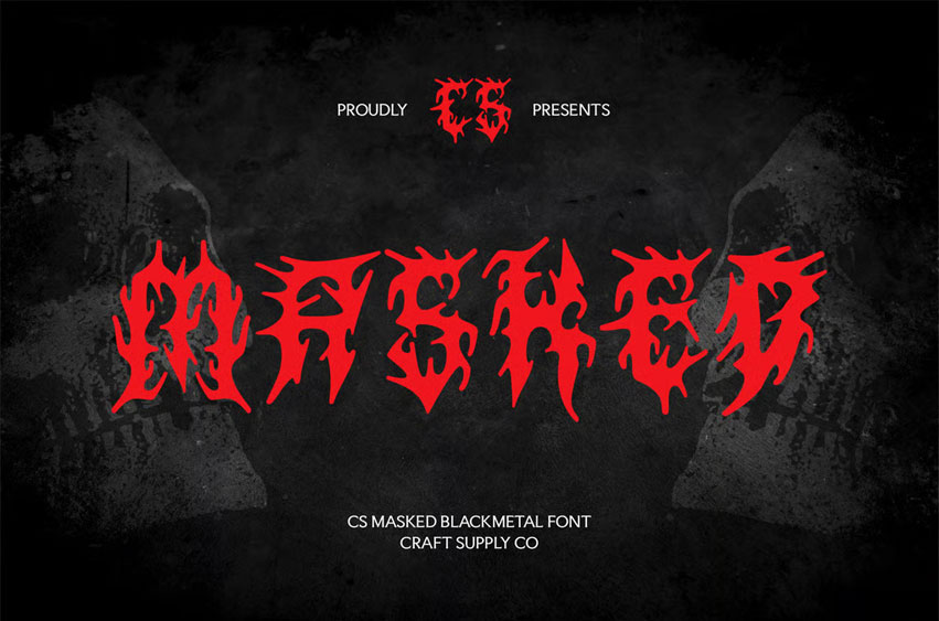 CS Masked Font