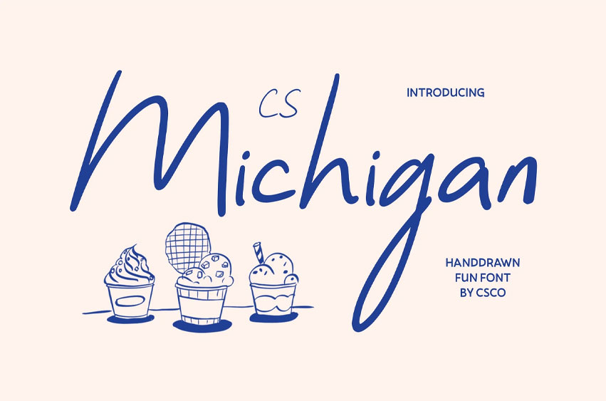 CS Michigan Font