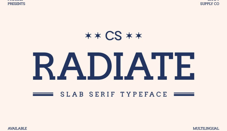 CS Radiate Font