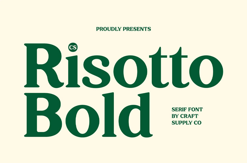 CS Risotto Font