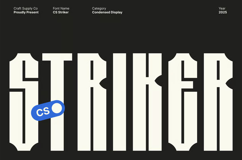 CS Striker Font