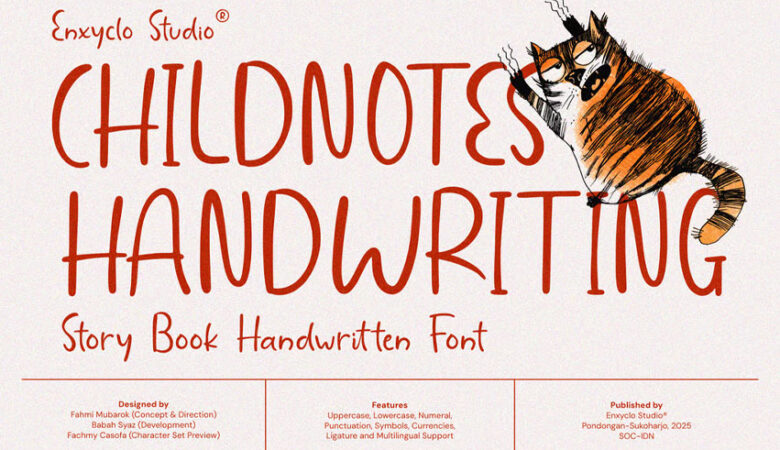 Childnotes Handwriting Font