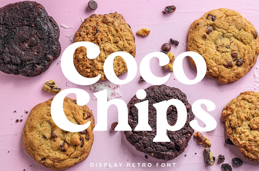 Choco Chips Font