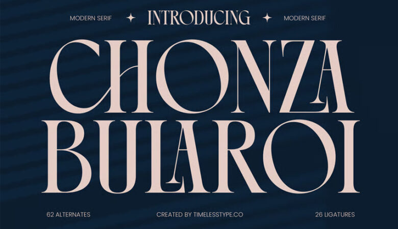Chonza Bularoi Font