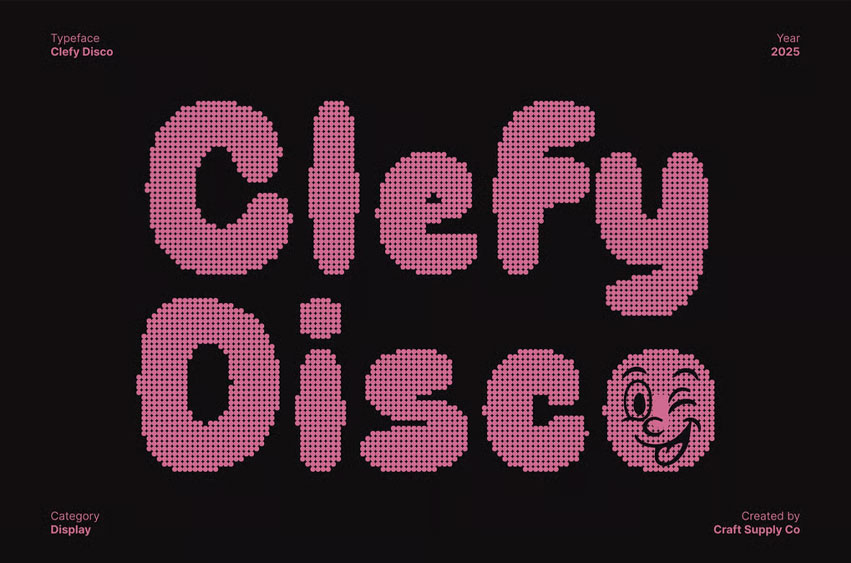 Clefy Disco Font