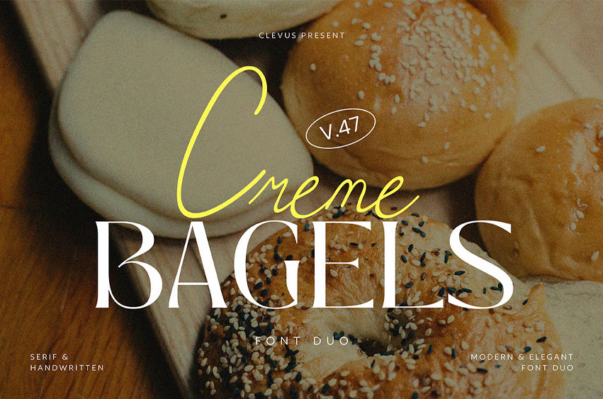 Creme Bagels Font