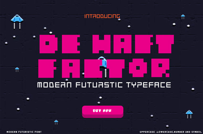 De Half Factor Font