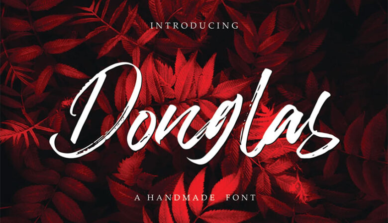 Donglas Brush Font