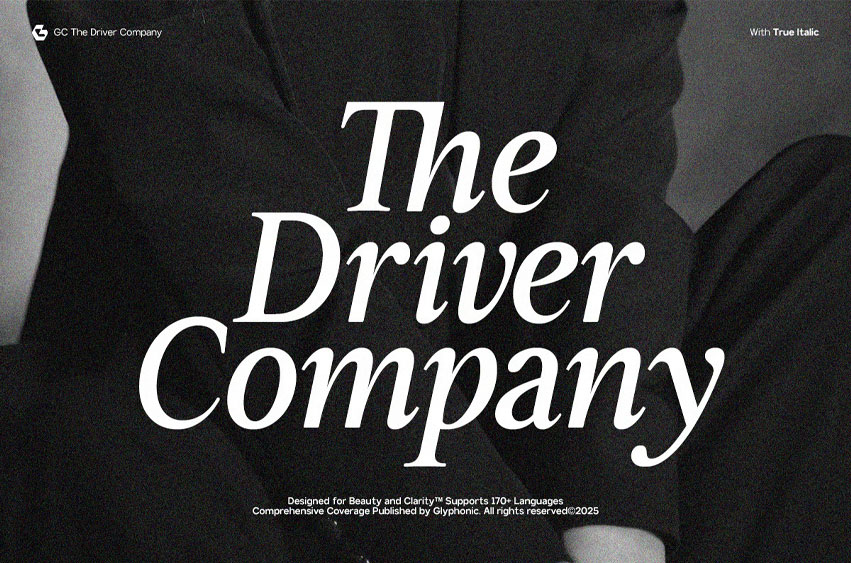 Driver Company Font