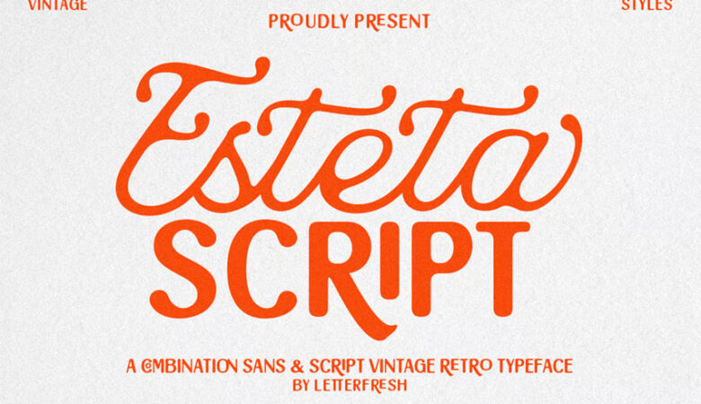 Esteta Script Font