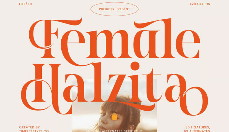 Female Halzita Font