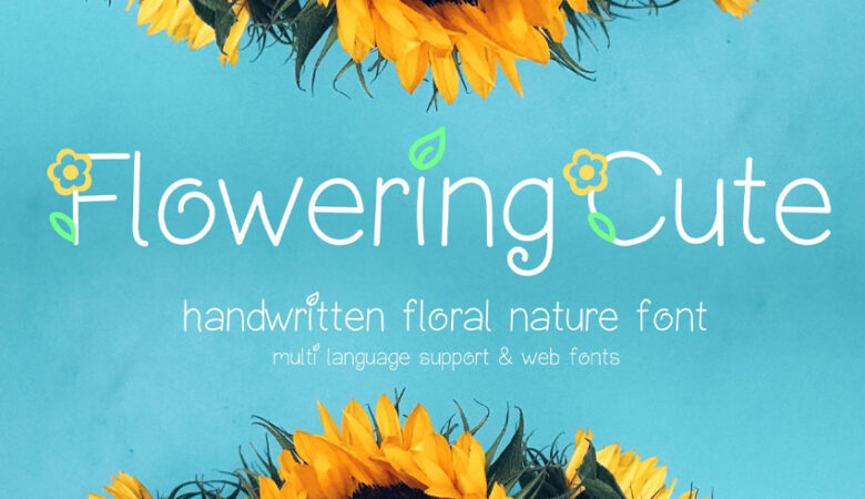 Flowering Cute Font