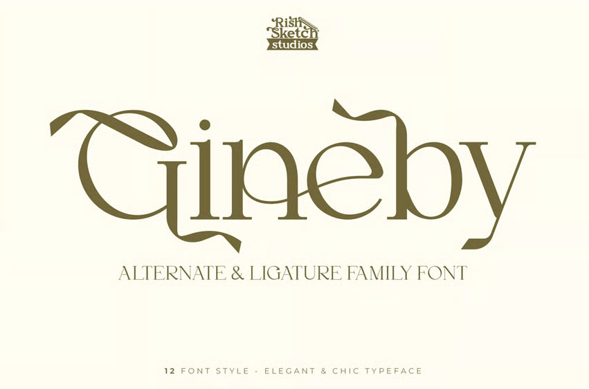 Gineby Font
